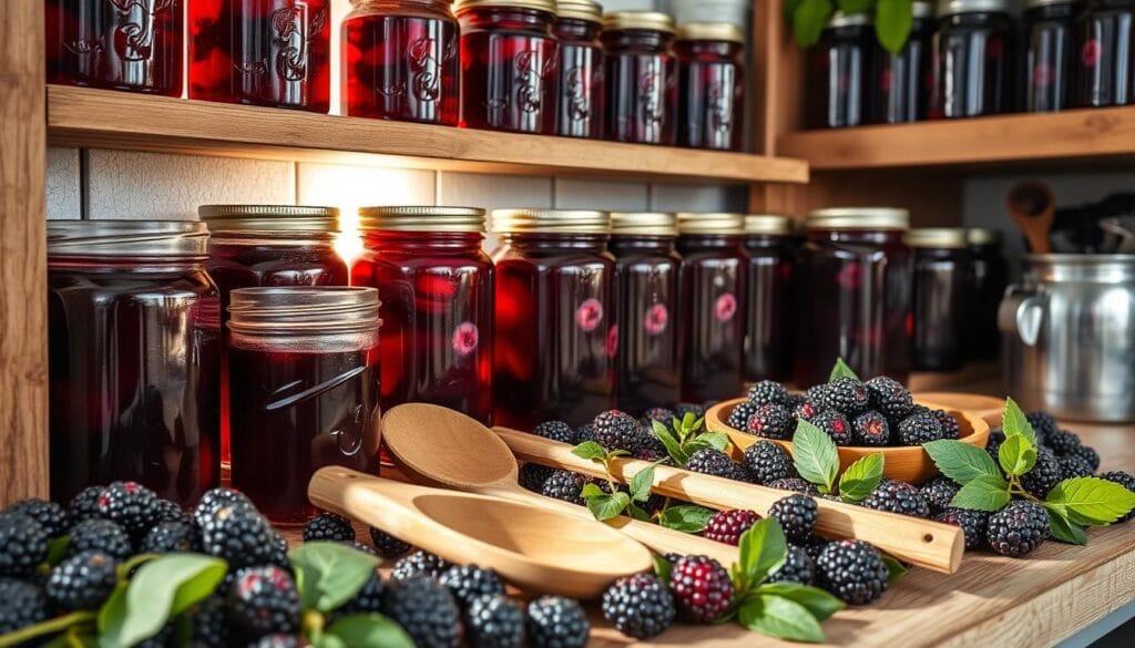 Homemade jelly storage