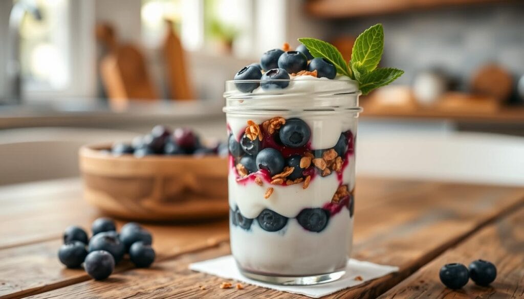 blueberry parfait