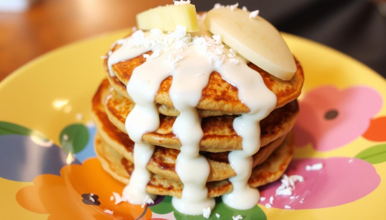 taro flavored pancake recipe