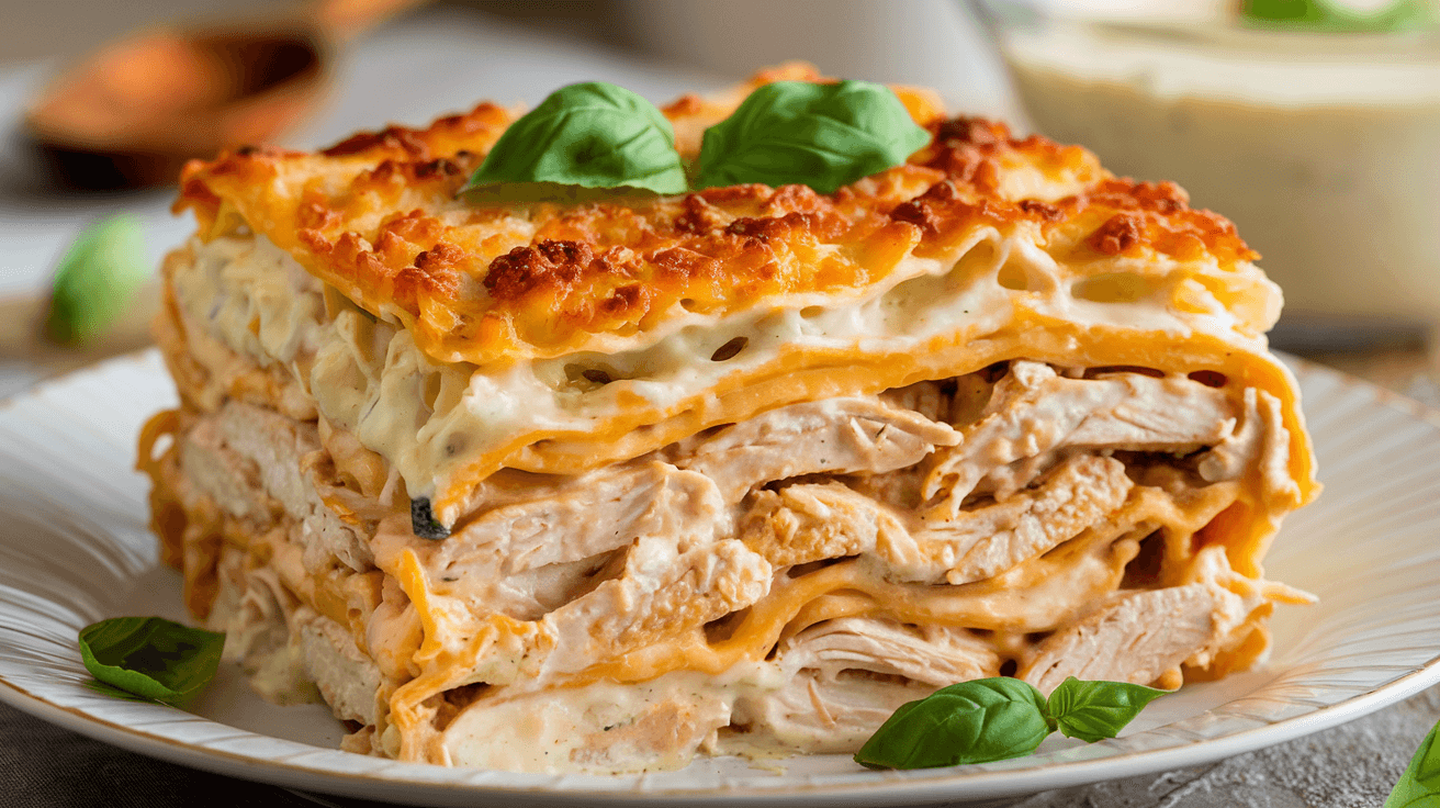 Chicken Alfredo Lasagna