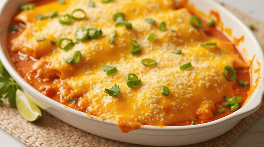 Buffalo Chicken Enchiladas