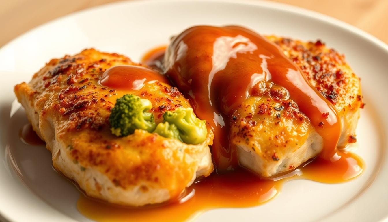 Broccoli Cheddar Stuffed Chicken Breasts