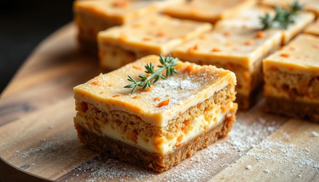 Carrot Cake Cheesecake Bars