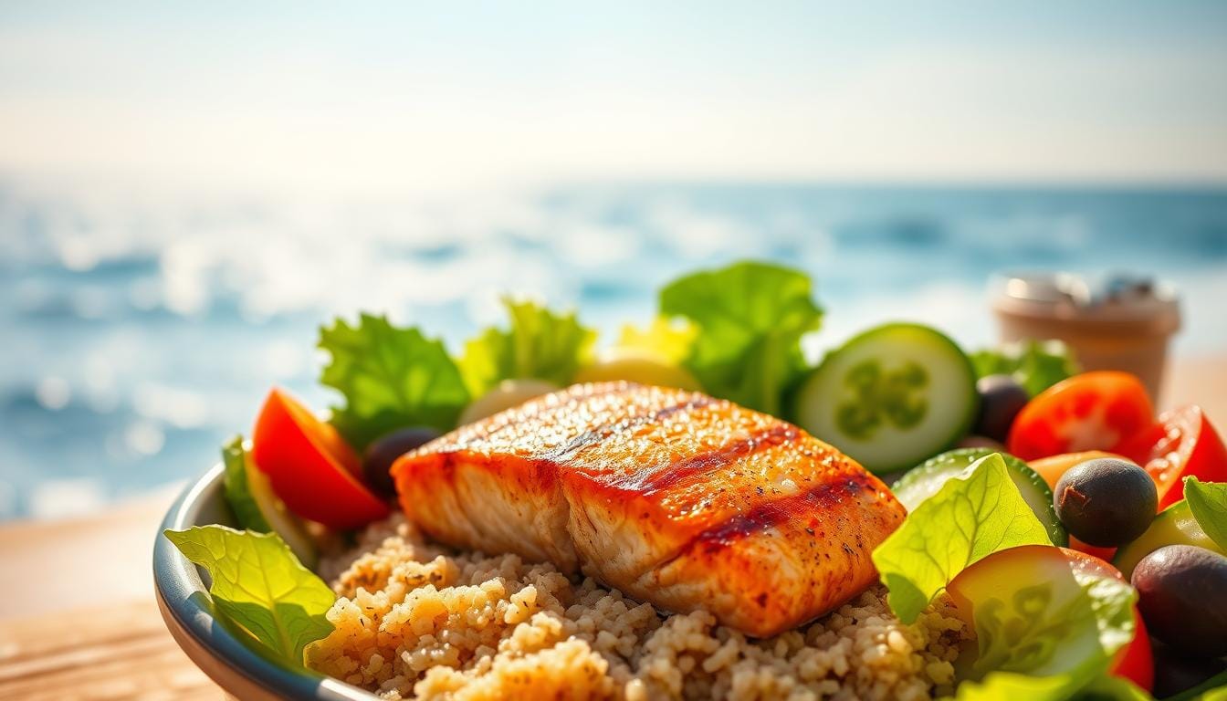 Mediterranean Salmon Bowl