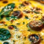 Spinach Mushroom Breakfast Casserole