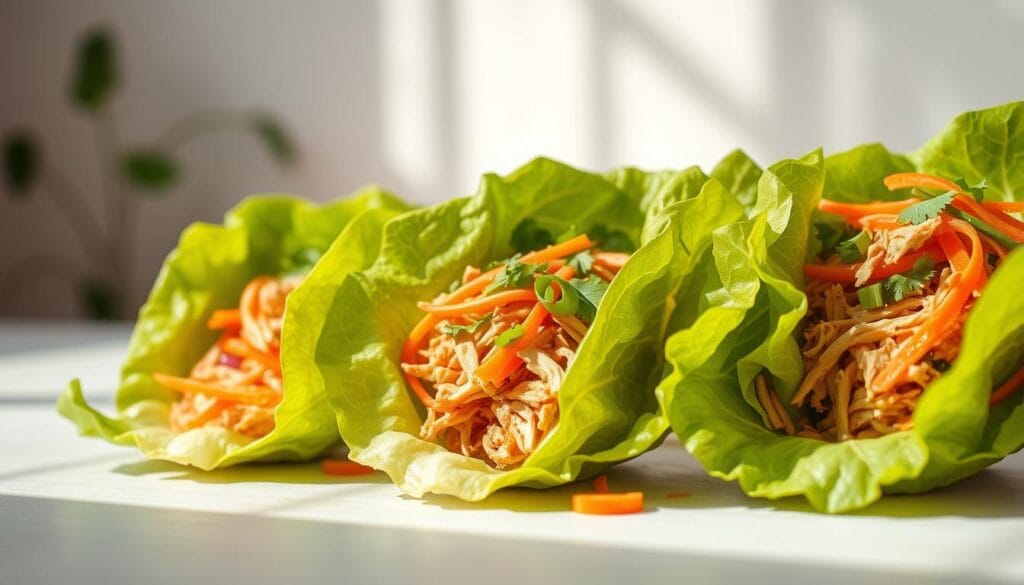 Thai Chicken Lettuce Wraps