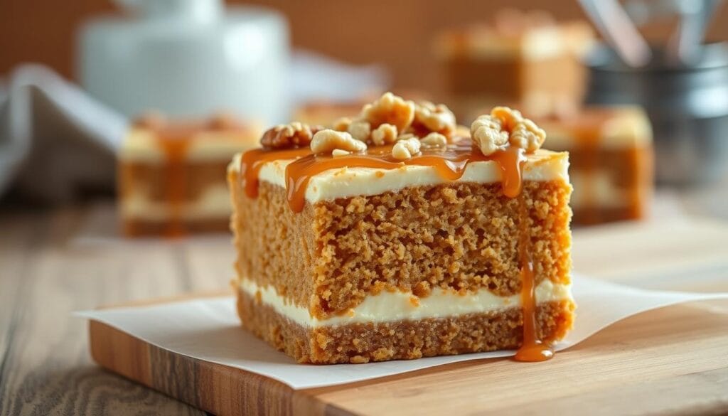 unique dessert Carrot Cake Cheesecake Bars