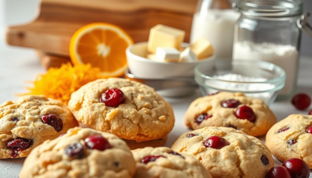 Cranberry Orange Cookie Ingredients