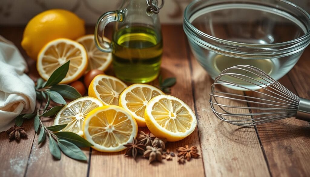 Ingredients for Lemon Olive Oil Loaf