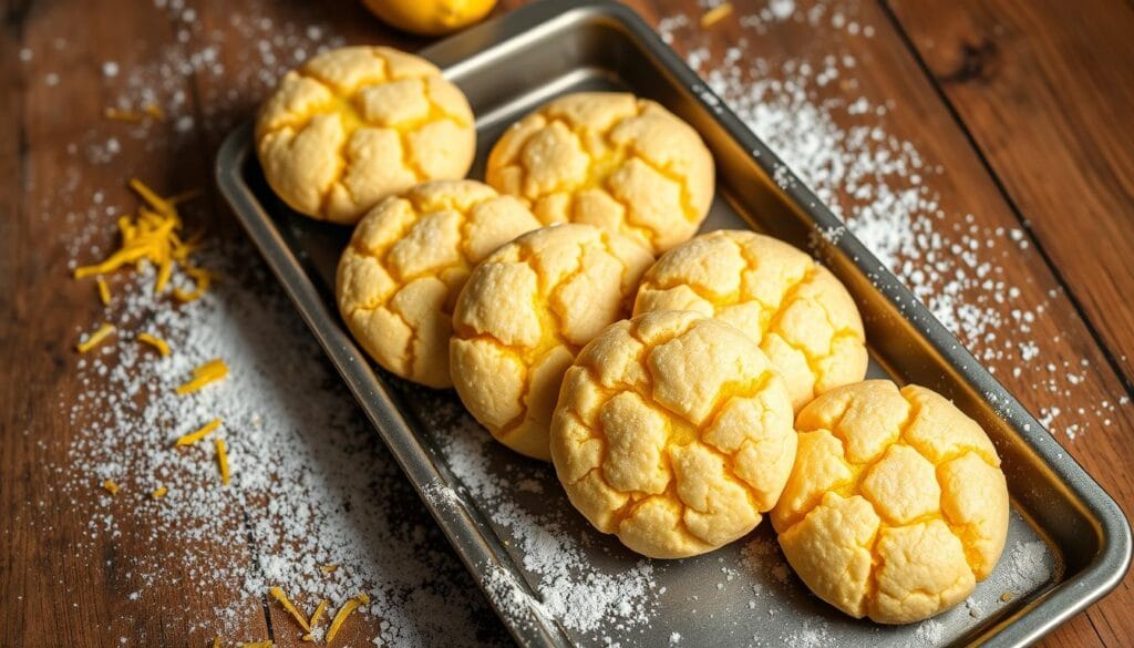 Lemon Crinkle Cookies Baked Goods