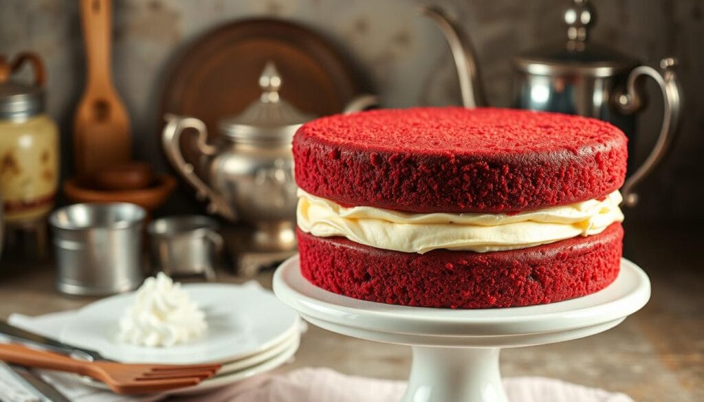 Red Velvet Cheesecake Cake Origins