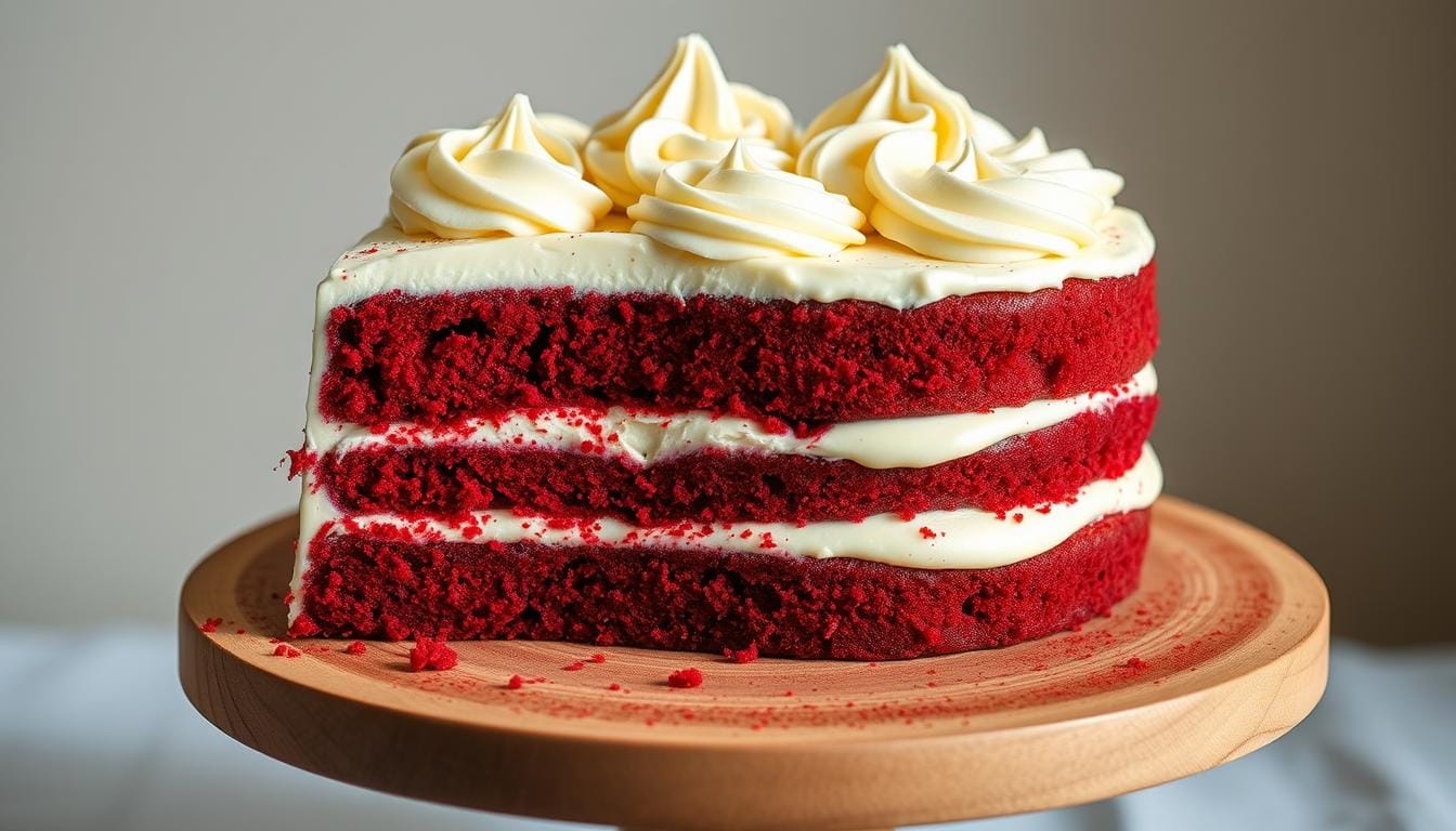 Red Velvet Cheesecake Cake